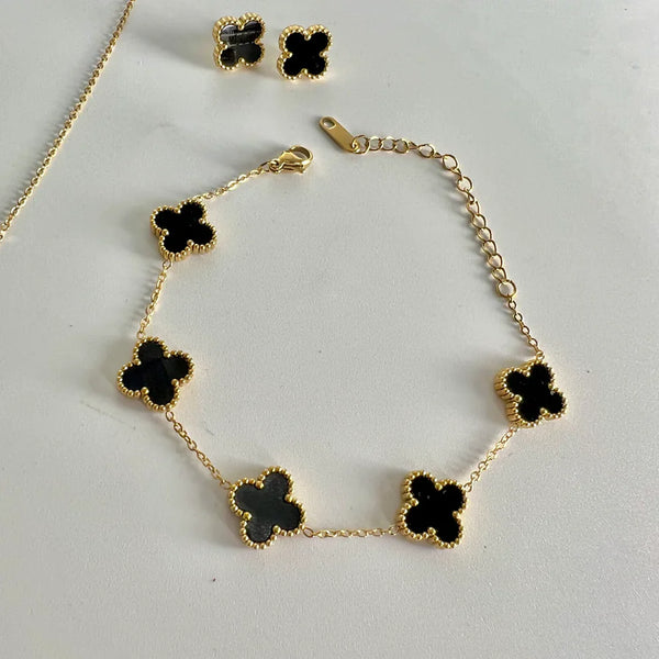 Four Leaf Clover Jewellery Set