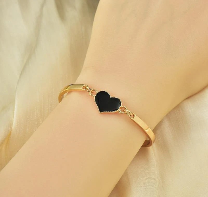 Painted Heart Bracelet